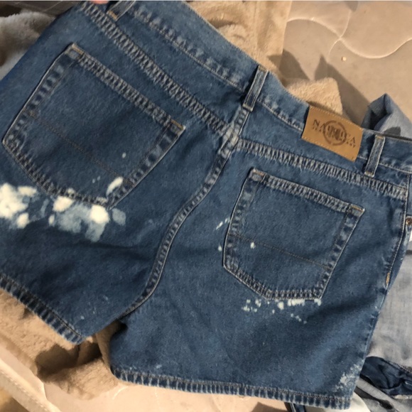Bleached shorts 💖 🩳 size 14 brand nautica - Picture 2 of 4